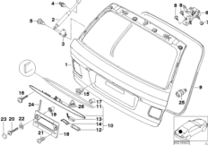 Багажная дверь/детали