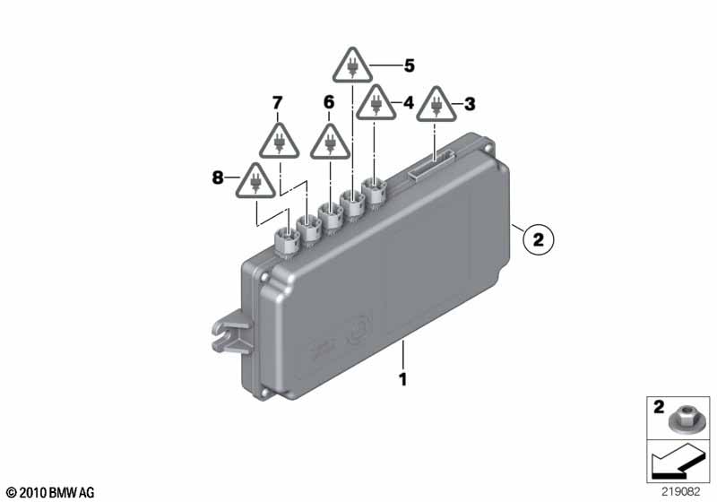 Блок управления камера верхн.задн.вида