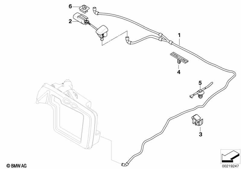 Детали стеклоомывателя