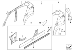 Детали бокового каркаса