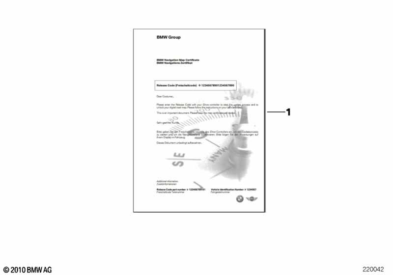 Freischaltcode Rep Navi Business