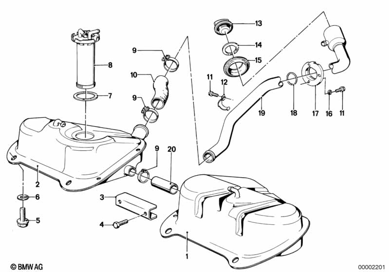 Топливный бак/дополнительные элементы