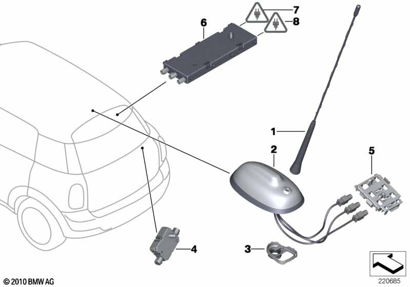 Детали антенны на крыше