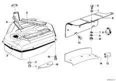 Топливный бак/теплоизоляционный экран