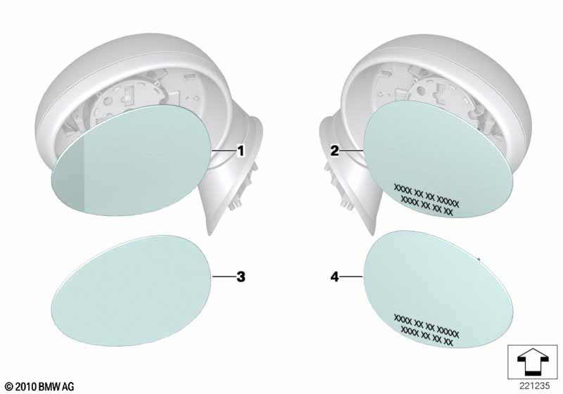Стекло зеркала (S430A)