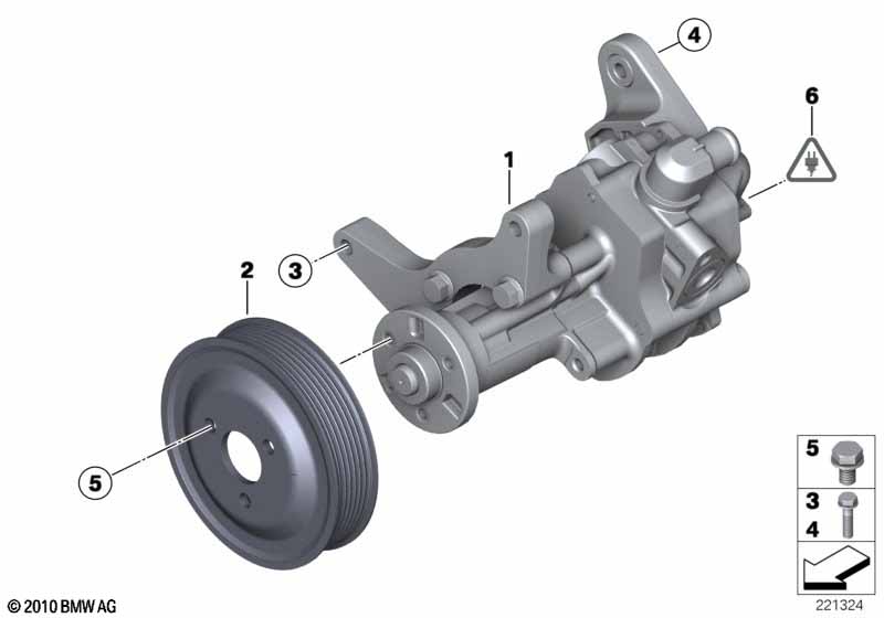 E70N дизель насос ГУР