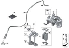Датчик износа торм.накладки колеса Зд