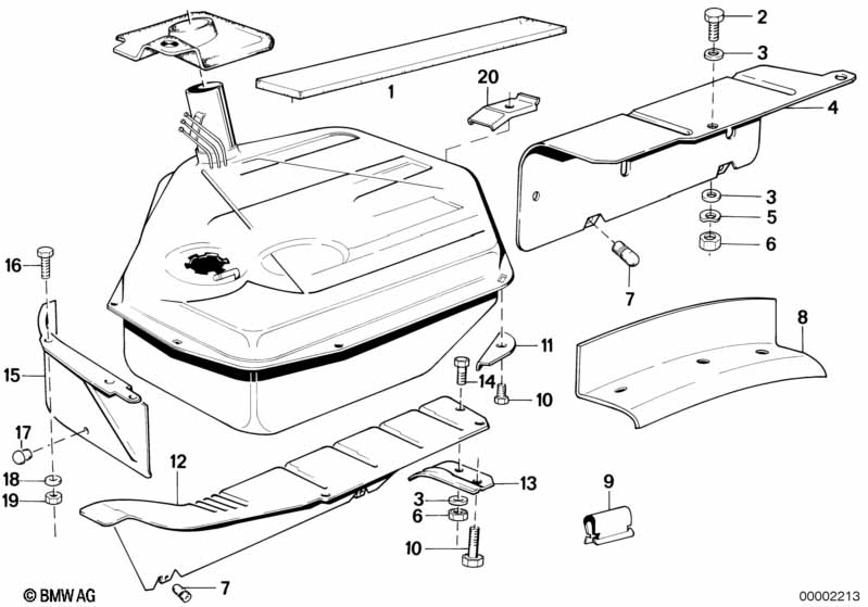 Топливный бак/дополнительные элементы