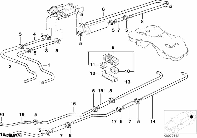 Топливопровод/ элементы крепления