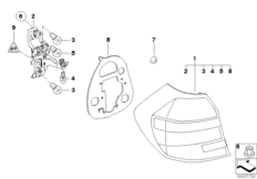 Блок задних фонарей