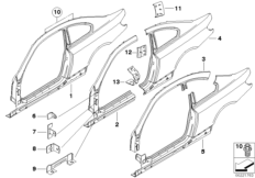 боковой каркас