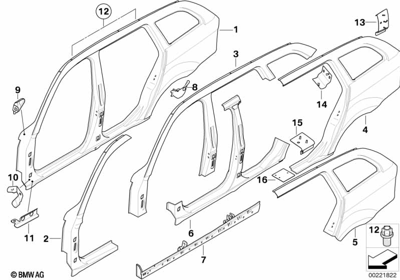 боковой каркас