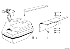 Топливный бак/теплоизоляционный экран