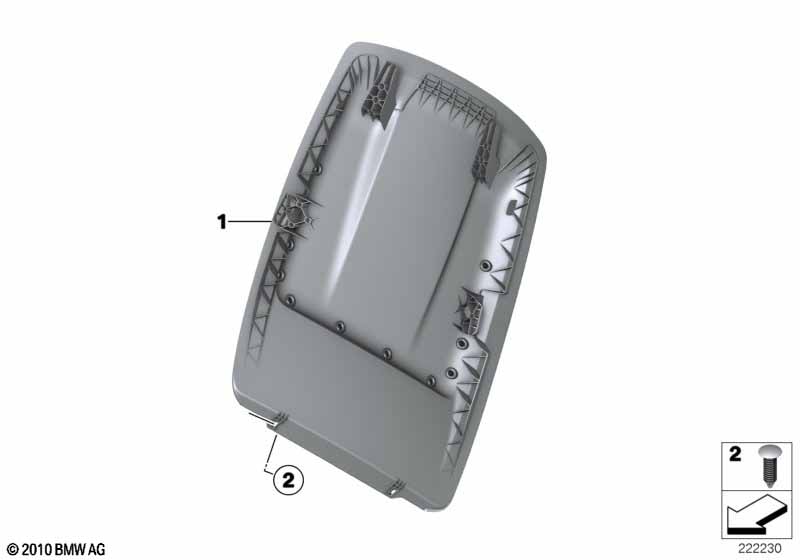 Накладки спинки переднего сиденья