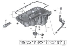 Масляный картер/маслоизмерит.приспособл.