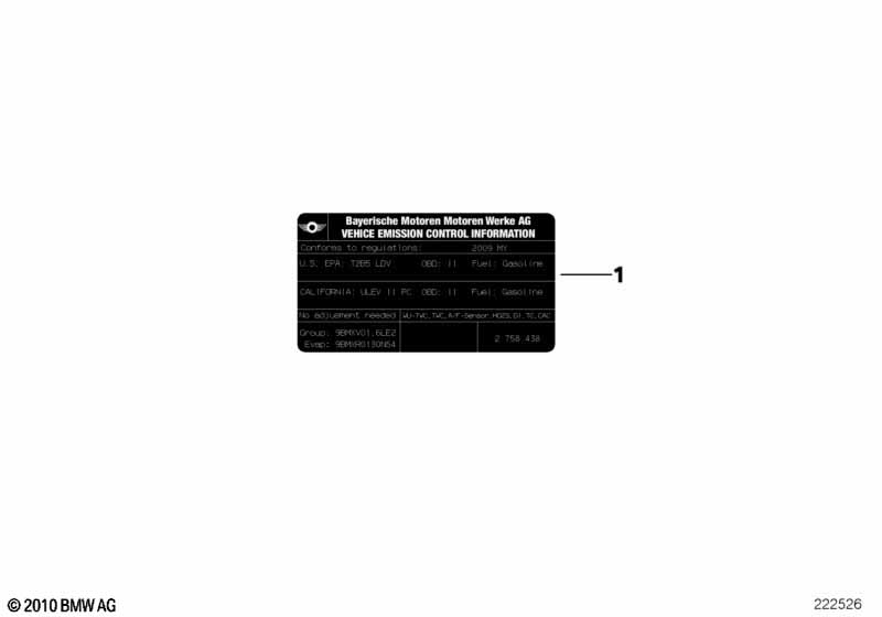 Шильдик "Abgas"