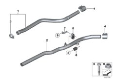 Передний дополнительный глушитель