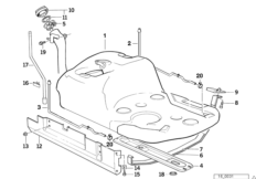 Топливный бак пластмассовый