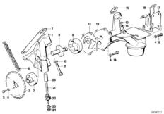 Смазочная система/маслян.насос с прив.