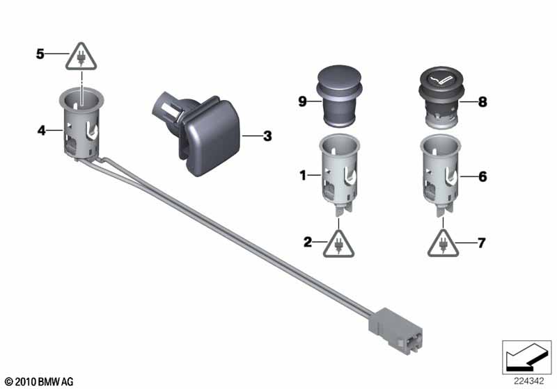Прикуриватель/розетки