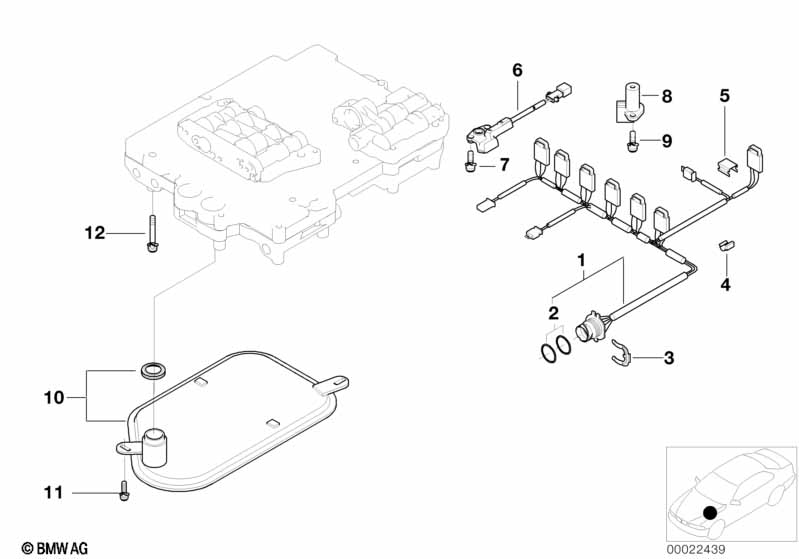 A5S325Z жгут пров./масл.фил./имп.датчик