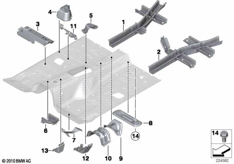 Нижние детали кузова