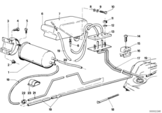 Расширительный бачок/фильтр с акт.углем