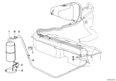 Фильтр с активир. углем/трубопроводы