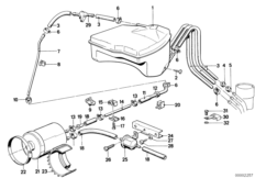 Расширительный бачок/фильтр с акт.углем