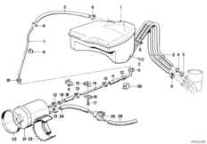 Расширительный бачок/фильтр с акт.углем