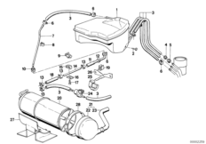 Расширительный бачок/фильтр с акт.углем