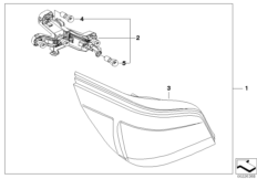 К-т доосн.блоками задних фонарей, белыми