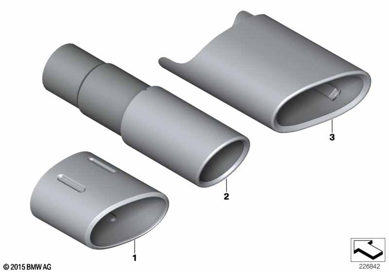 Насадка на выпускную трубу