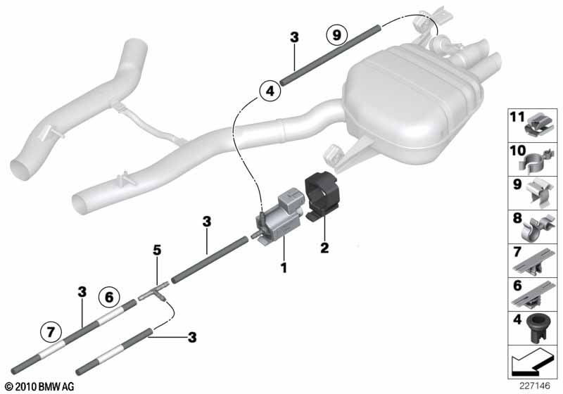 Вакуумное управление заслонкой глушителя