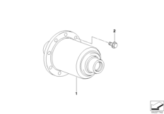 Элемент блокир.диффер.редукт.зад.моста