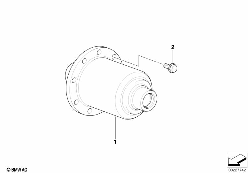 Элемент блокир.диффер.редукт.зад.моста