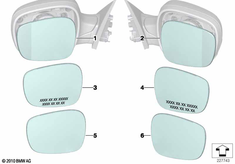 Стекло зеркала (S430A)