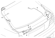 Детали антенны на заднем стекле