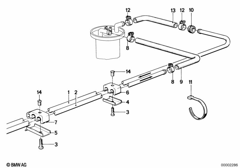 Система подачи топлива/трубопроводы