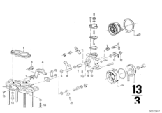 Крышка карбюратора/поршень/поплавок
