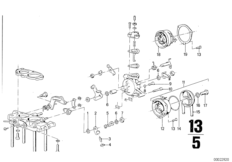 Крышка карбюратора/поршень/поплавок
