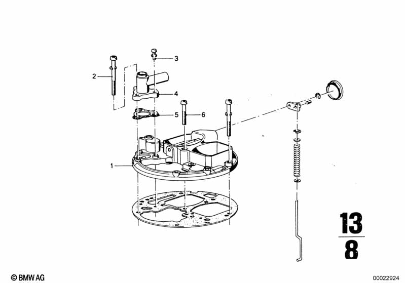 Крышка карбюратора/поршень/поплавок