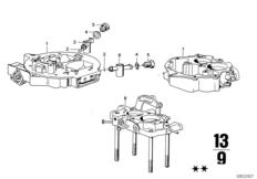 Крышка карбюратора/поршень/поплавок