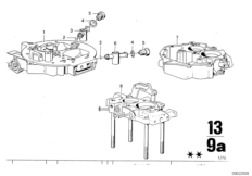 Крышка карбюратора/поршень/поплавок