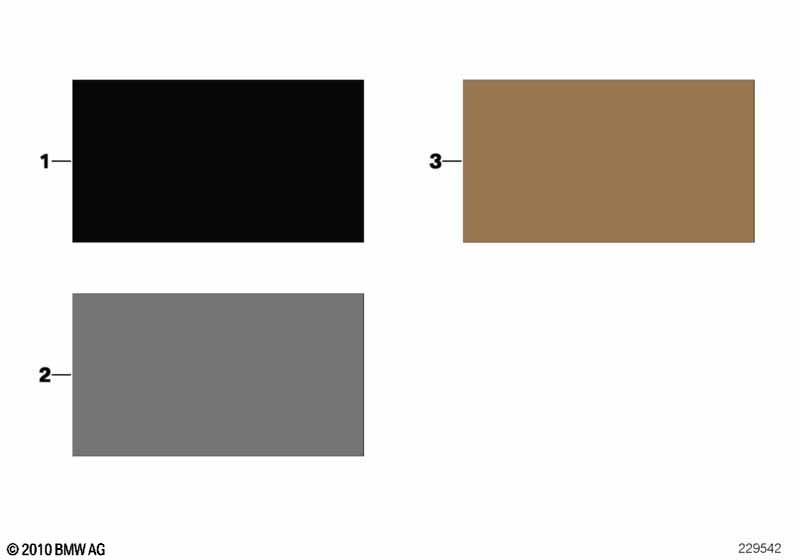 Стр.с образцами, цвета отделки салона