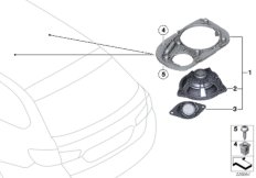 Детали динамика в фасон.панели потолкаЗд