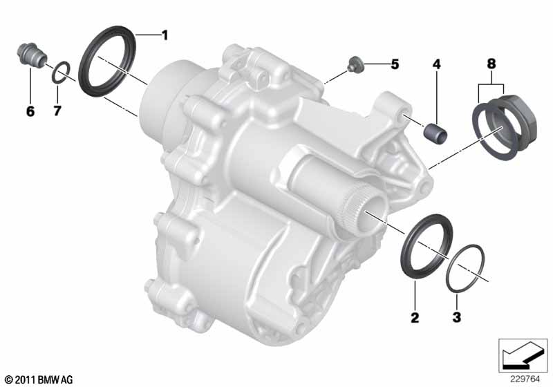 Детали раздаточной коробки PTO