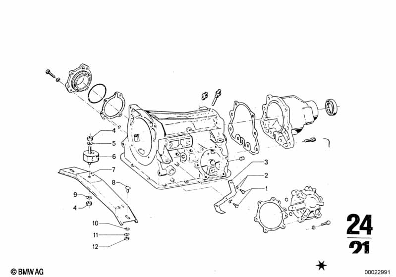 BW 65 Картер и дополнительные элементы