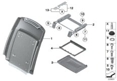 Монитор 12" в спинке и детали