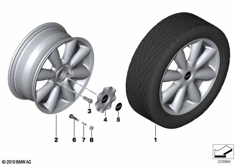 Колесный диск 7 1/2Jx18 ET:52 R126